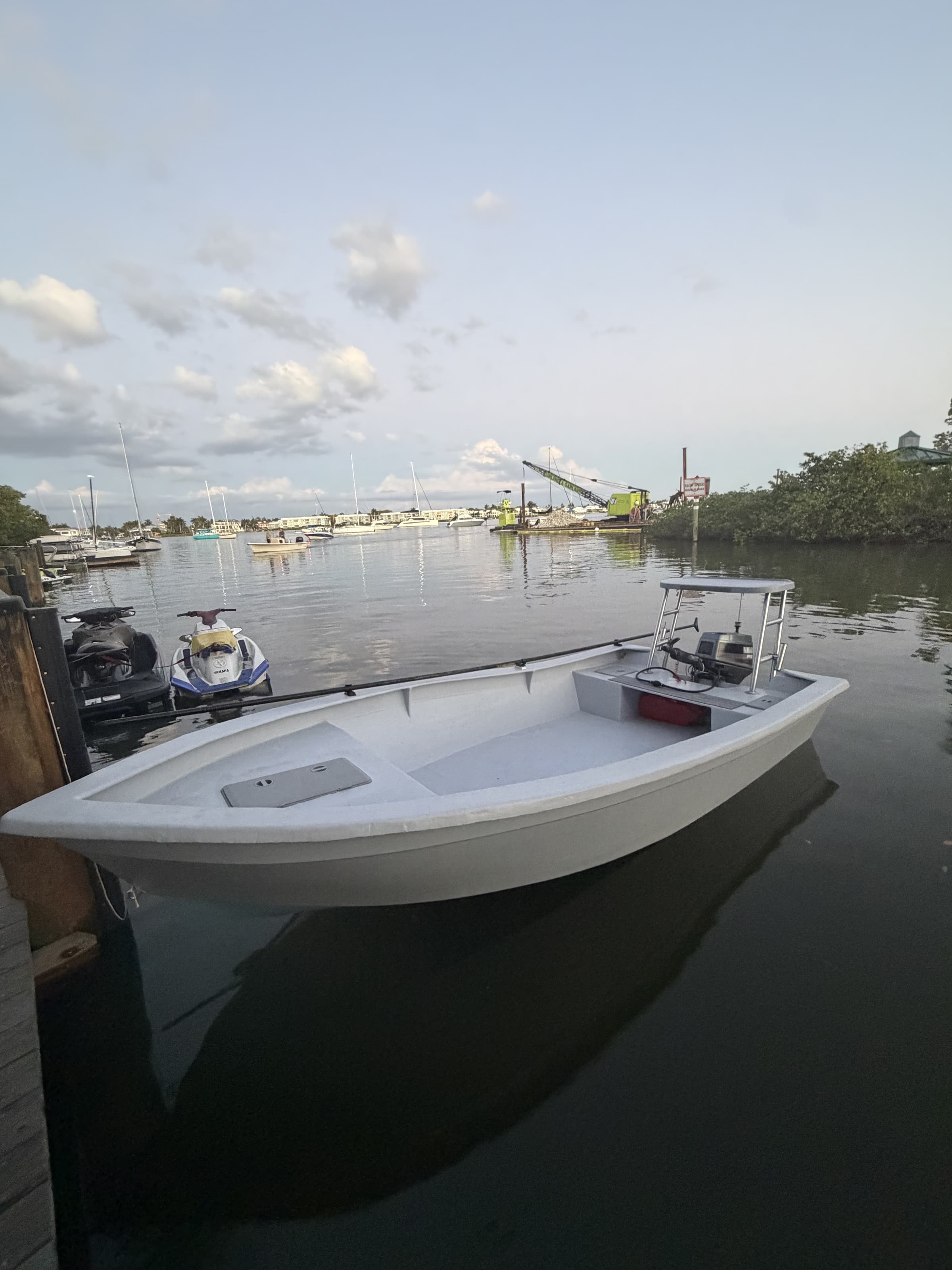 Tied up at the dock